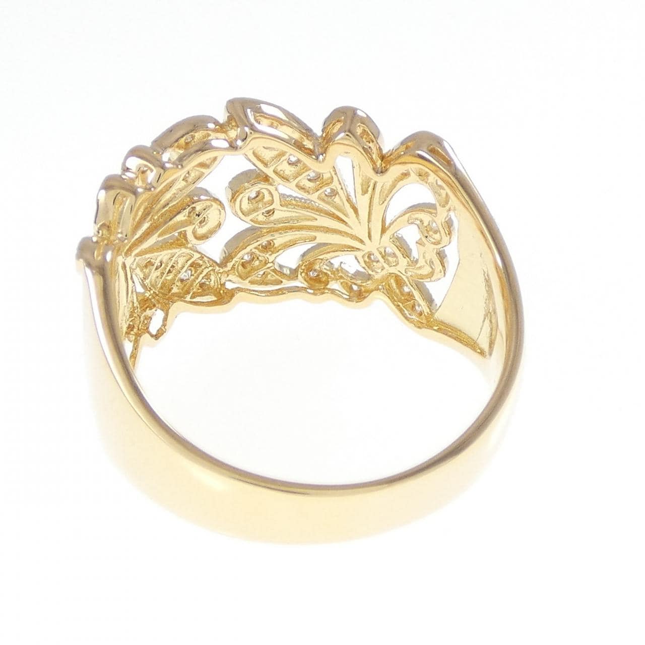 K18YG ダイヤモンド リング 0.33CT