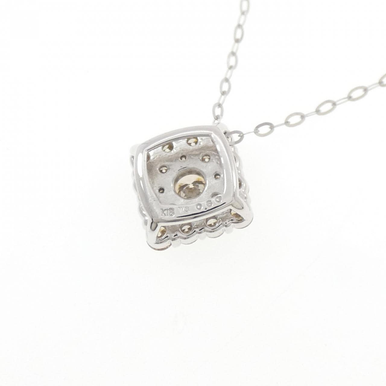 K18WG ダイヤモンド ネックレス 0.60CT