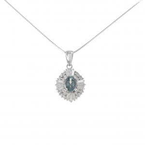 クレサンベール 合成アレキサンドライト ネックレス 1.00CT