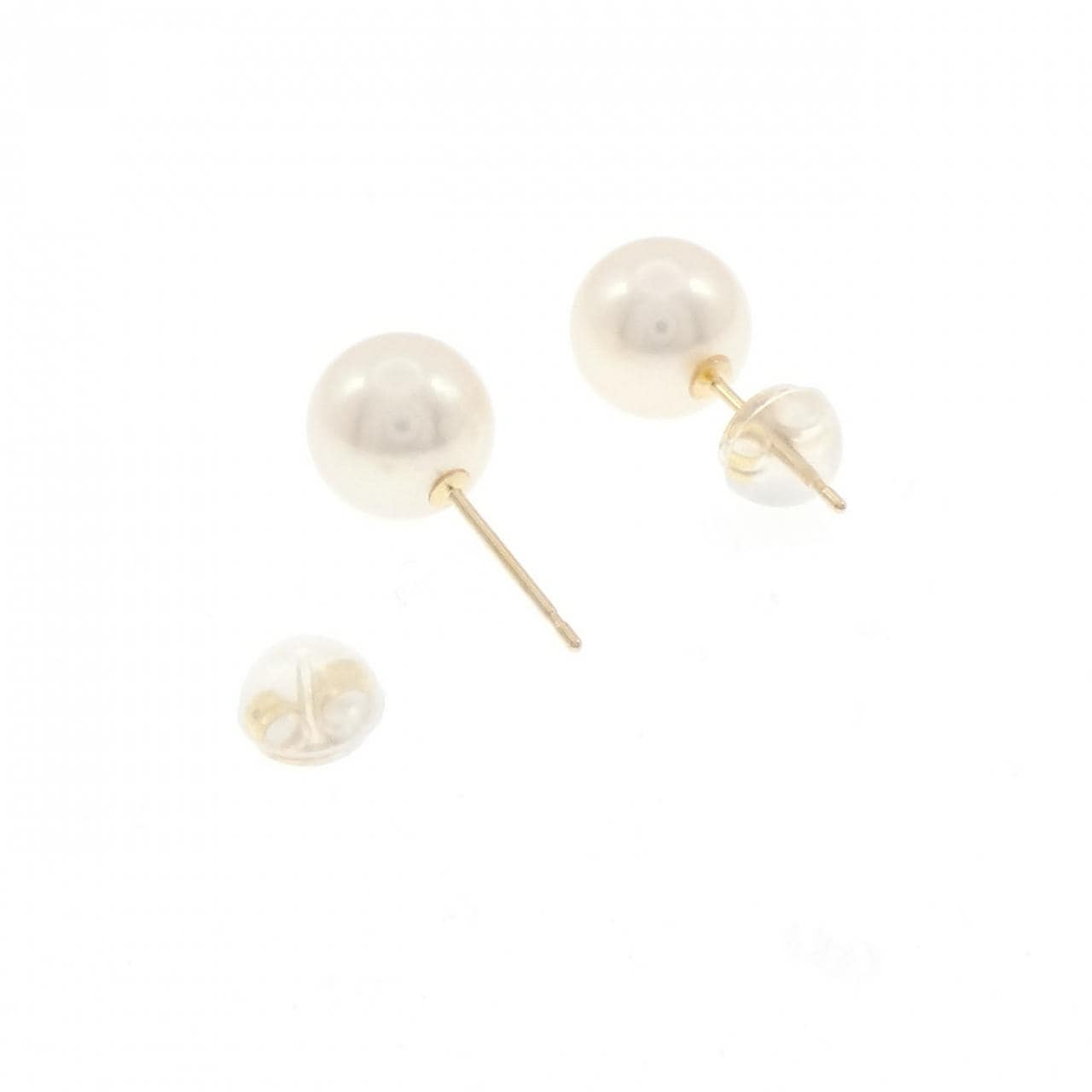 K18YG アコヤパール ピアス 7.7mm