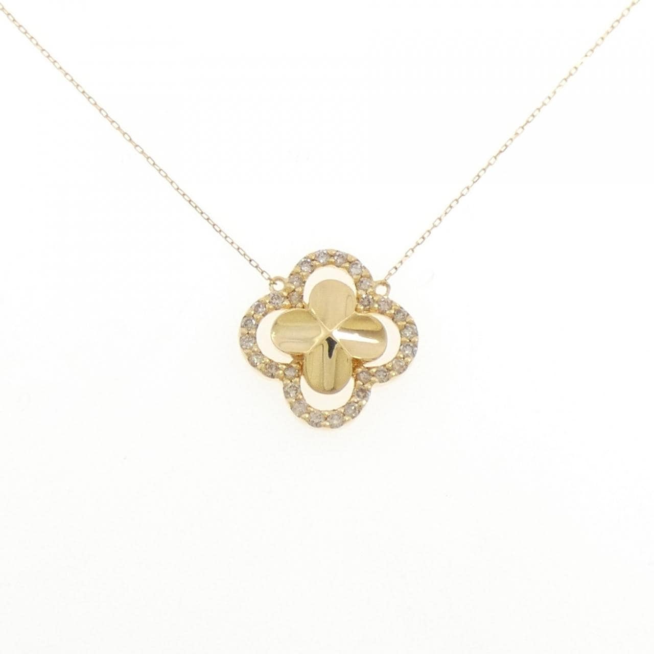 K18YG ダイヤモンド ネックレス 0.40CT