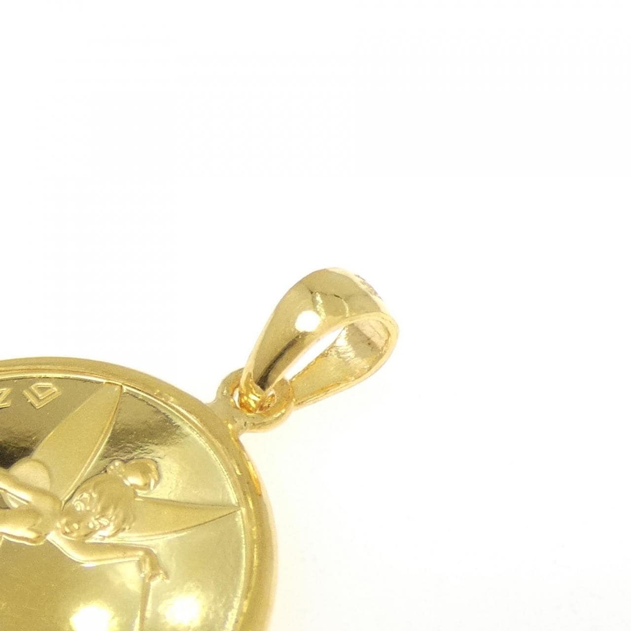 K24YG(枠) コイン ペンダント