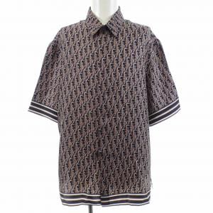 ディオール DIOR ディオールオブリークオーガニックシルクツイル　OBLIQUE 193C545A4751 S／Sシャツ