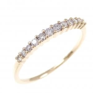 K18PG ダイヤモンド リング 0.15CT