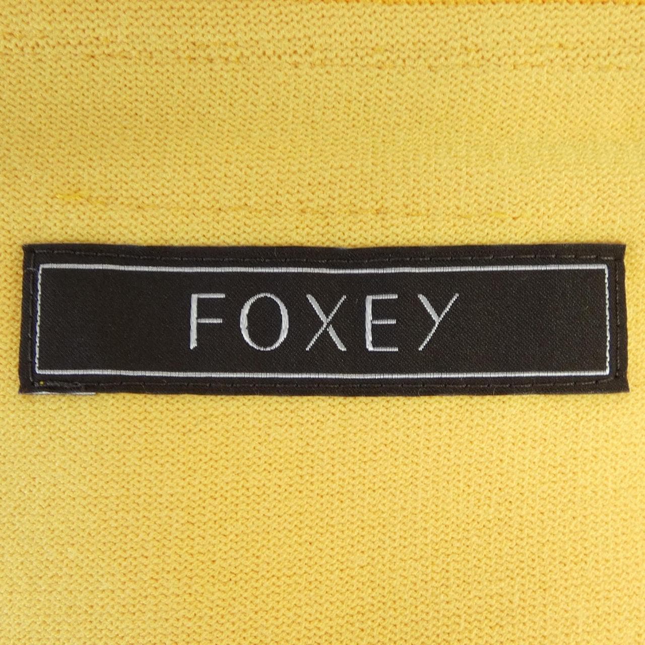 フォクシー FOXEY 38054 ノーカラージャケット