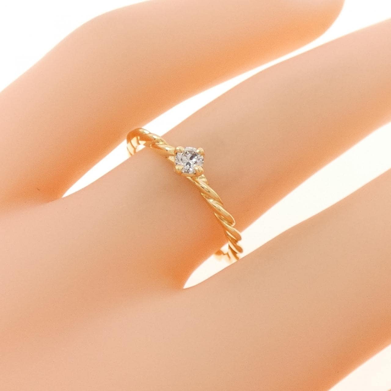 ギンザ タナカ ダイヤモンド リング 0.10CT