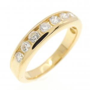 K18YG ダイヤモンド リング 0.42CT
