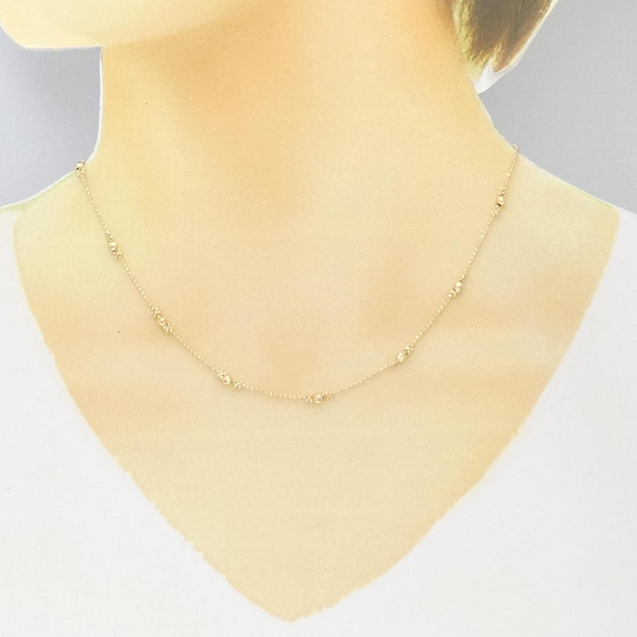 K18YG necklace