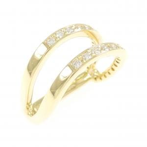 K18YG ダイヤモンド リング 0.33CT