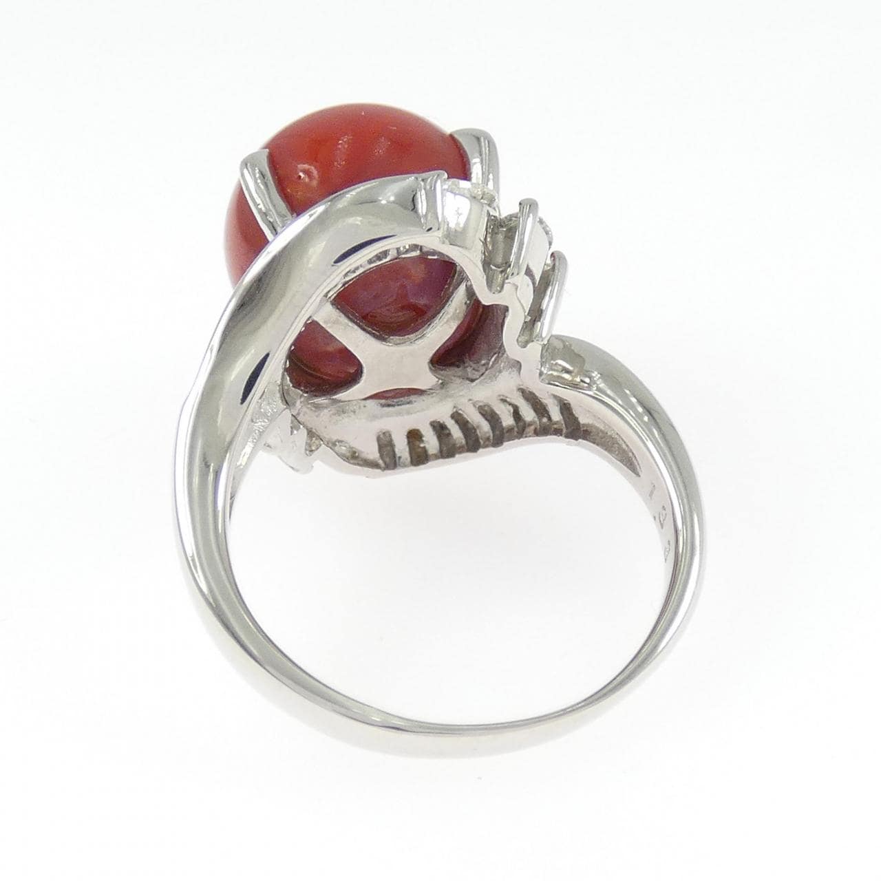 PT900 サンゴ リング 12mm