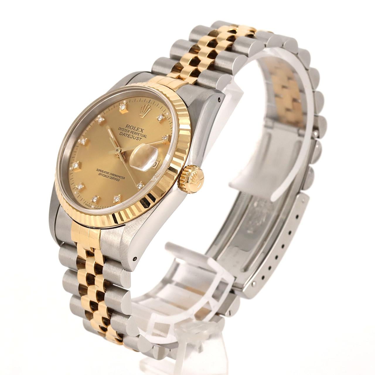 ROLEX Datejust 16233G.SSxYG自动上弦X 编号