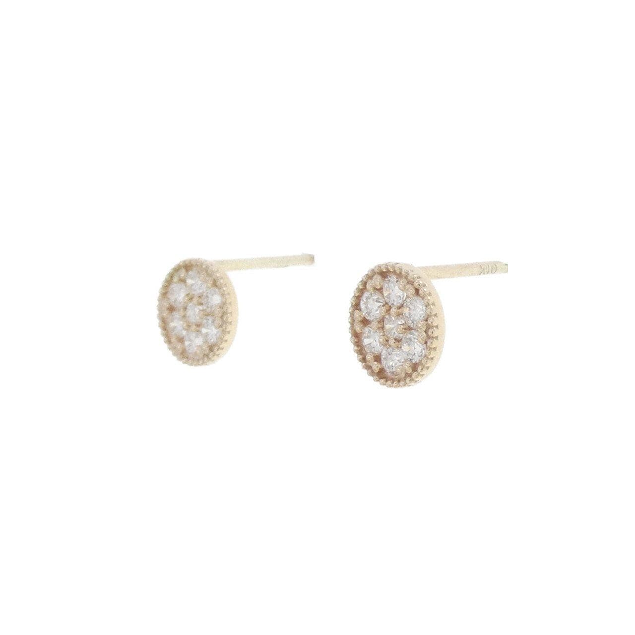【リメイク】K10YG ダイヤモンド ピアス 0.20CT