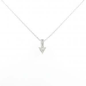 K18WG ダイヤモンド ネックレス 0.21CT