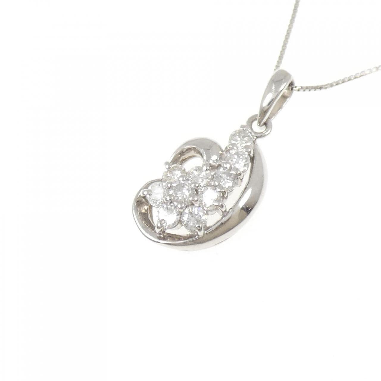 PT900/PT850 ダイヤモンド ネックレス 0.50CT