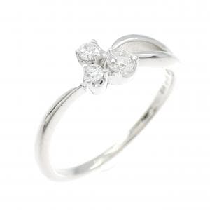 K10WG ダイヤモンド リング 0.14CT