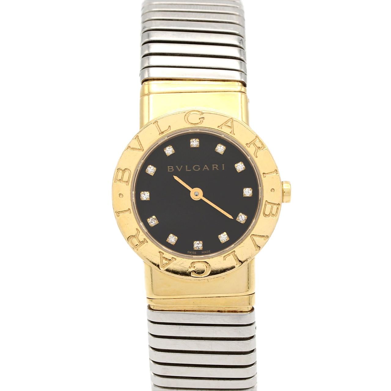 【ノーメンテナンス還元価格】ブルガリ ブルガリブルガリ･トゥボガス YG･12P Lサイズ BB262TG/BB262TSY/12.2 YG クォーツ