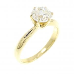 K18YG ダイヤモンド リング 1.002CT I VS2 Poor