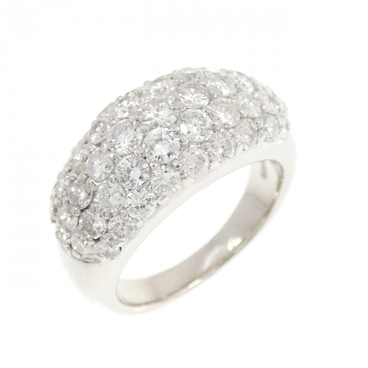 PT900 パヴェ ダイヤモンド リング 2.00CT