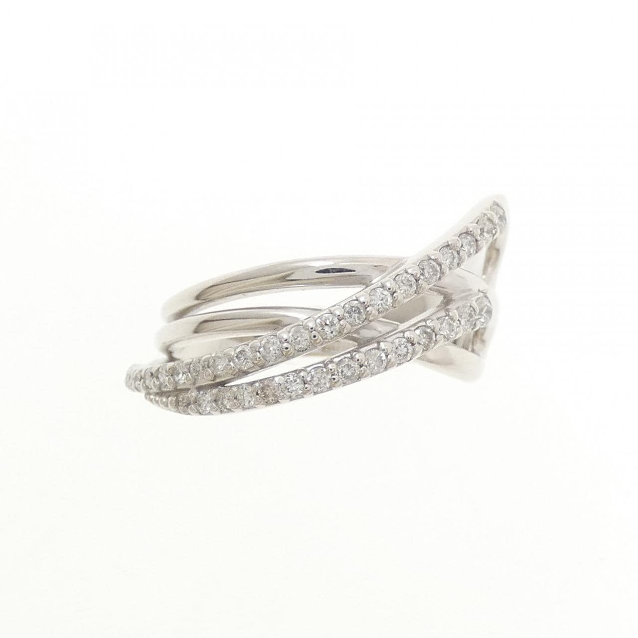 K18WG ダイヤモンド リング 0.23CT