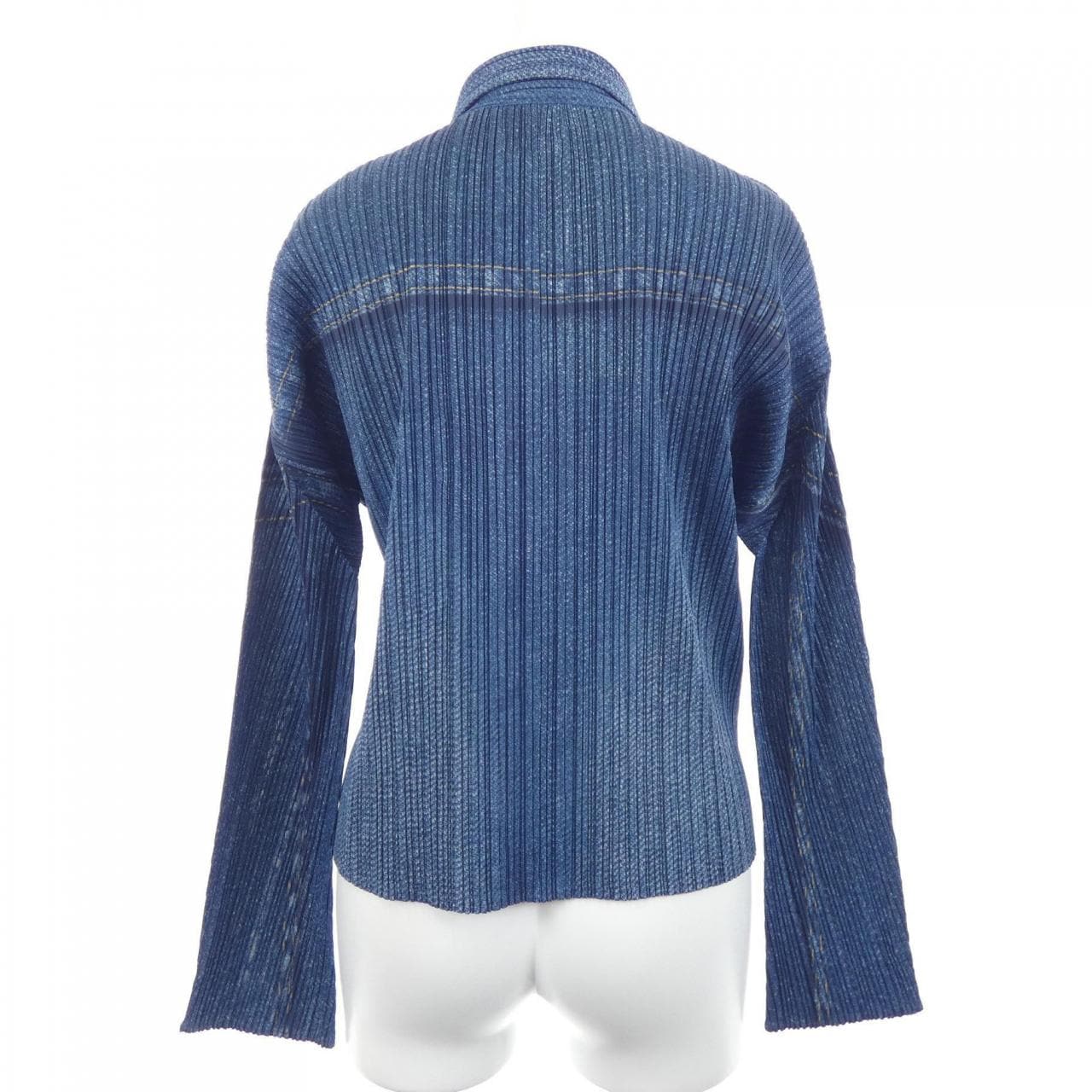 【ヴィンテージ】プリーツプリーズ PLEATS PLEASE 2004 デニム転写プリント PP41-JJ921 7559025 シャツ