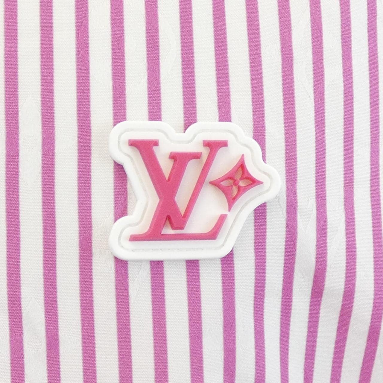 ルイヴィトン LOUIS VUITTON モノグラムストライプショートスリーブシャツ HTS37WUVD S／Sシャツ