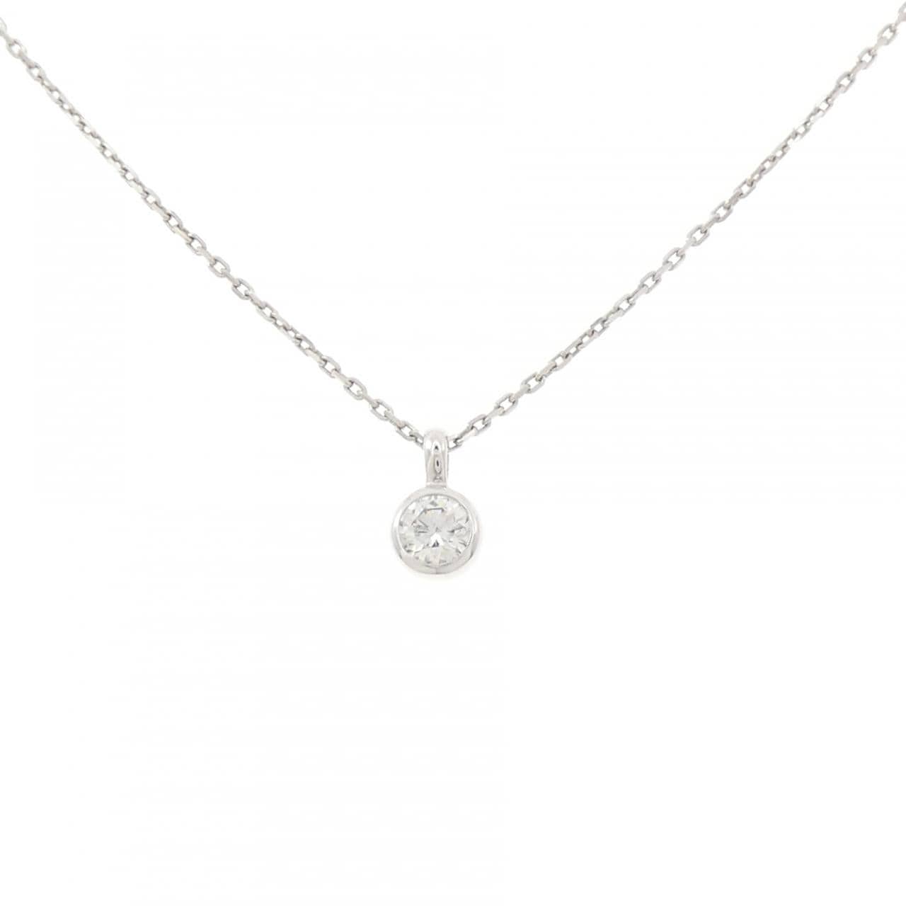 PT900/PM850 ソリティア ダイヤモンド ネックレス 0.438CT