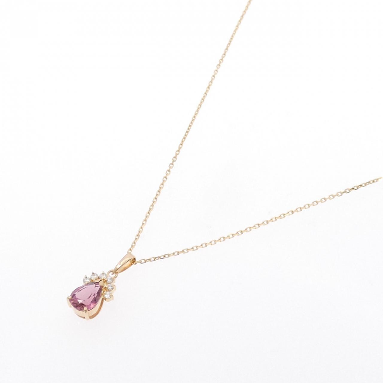K18YG Tourmaline necklace