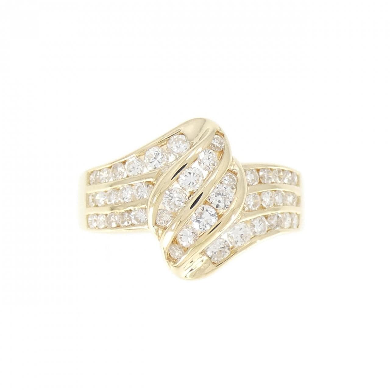 K18YG ダイヤモンド リング 0.63CT