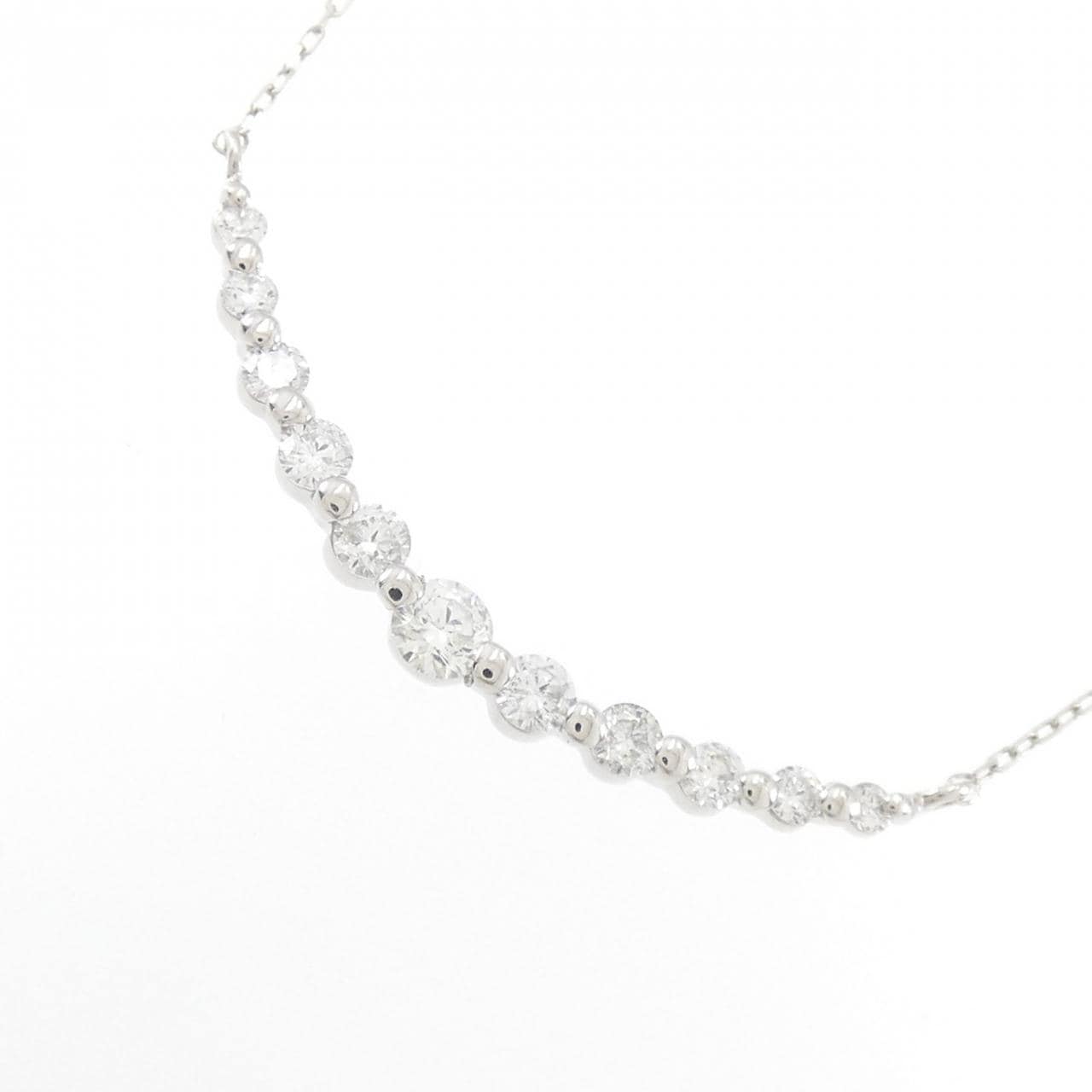 PT900/PT850 ダイヤモンド ネックレス 0.30CT