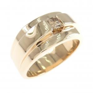 K18PG ダイヤモンド リング 0.39CT