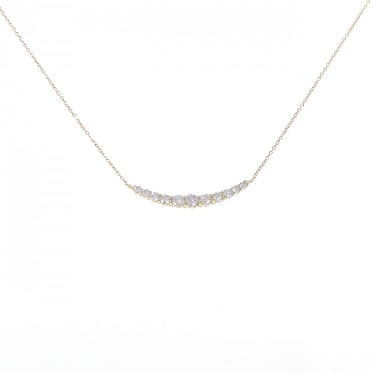 K18YG ダイヤモンド ネックレス 0.50CT