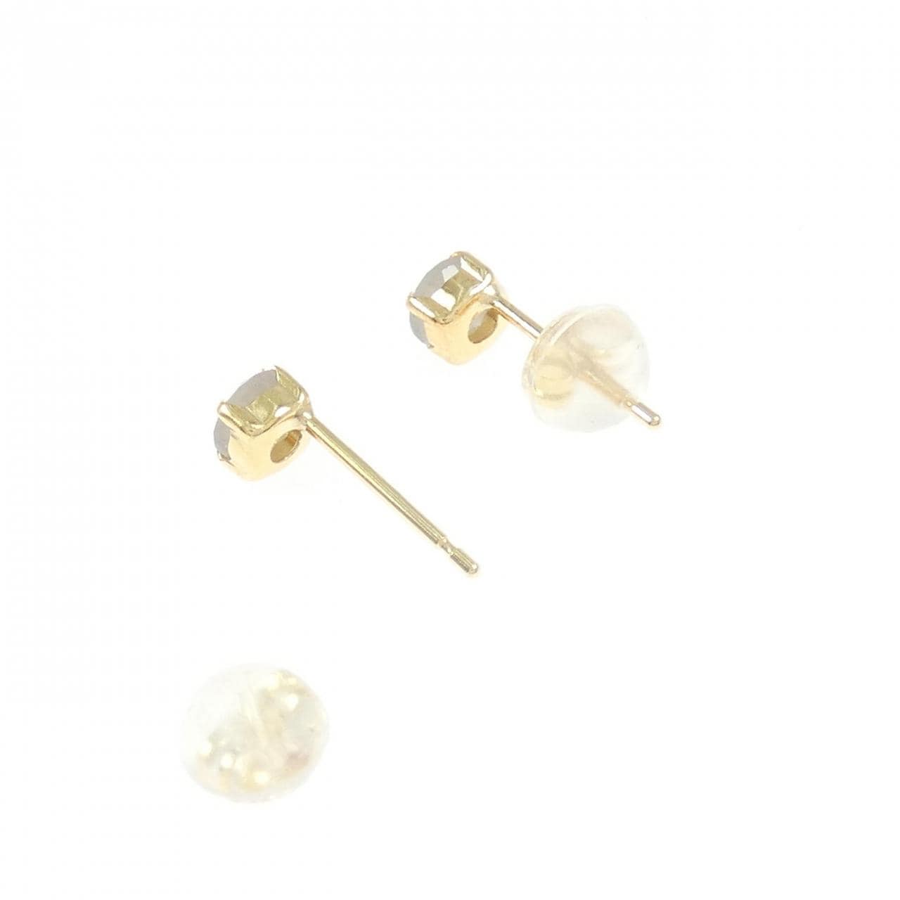 【新品】K18YG ムーンストーン ピアス