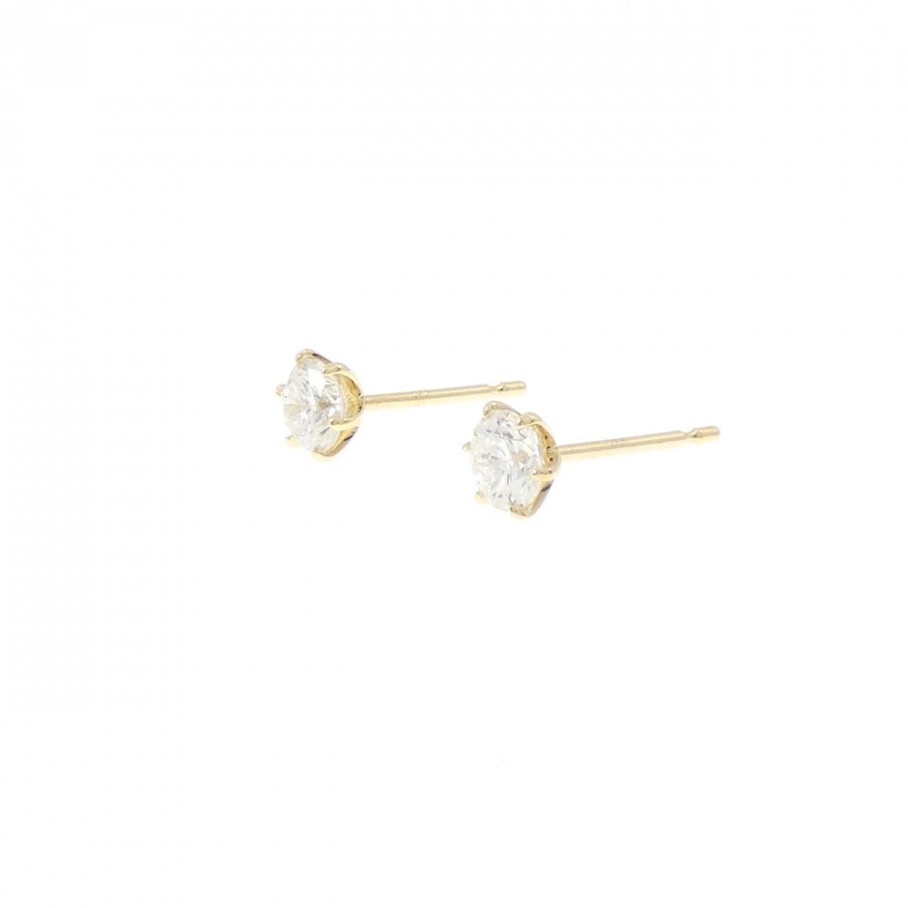 【リメイク】K18YG/ST ダイヤモンド ピアス 0.318CT 0.323CT G VS2 Good