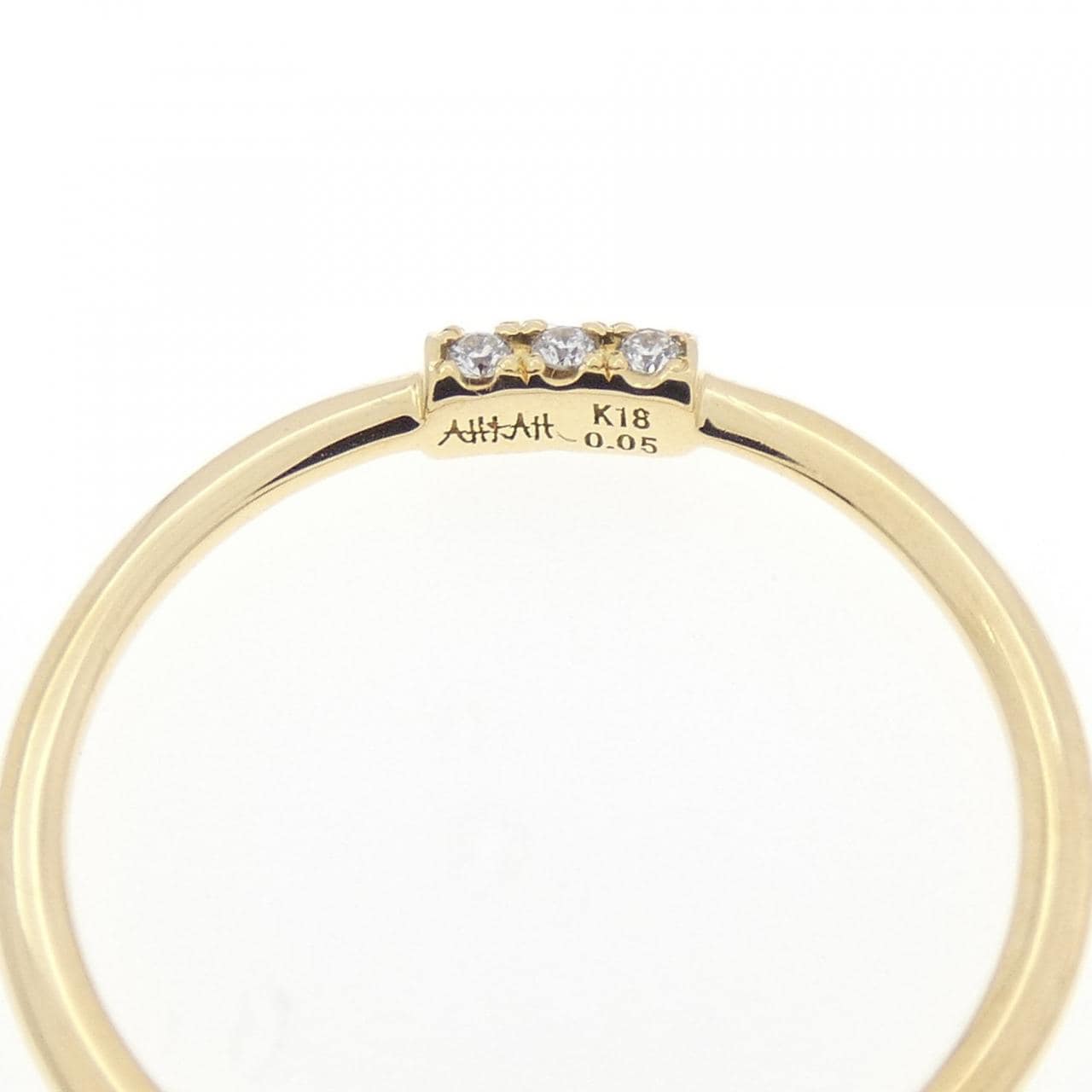 アーカー ホワイトナイトファイン ピンキーリング 0.05CT