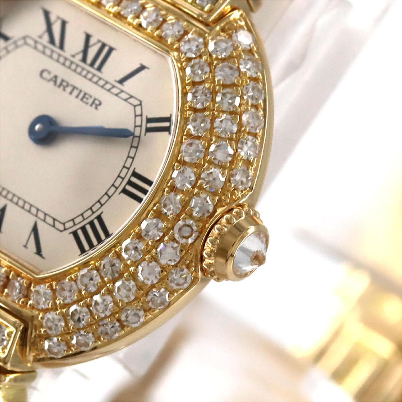 カルティエ エリプスSM YG/3D WB6004EM YG クォーツ