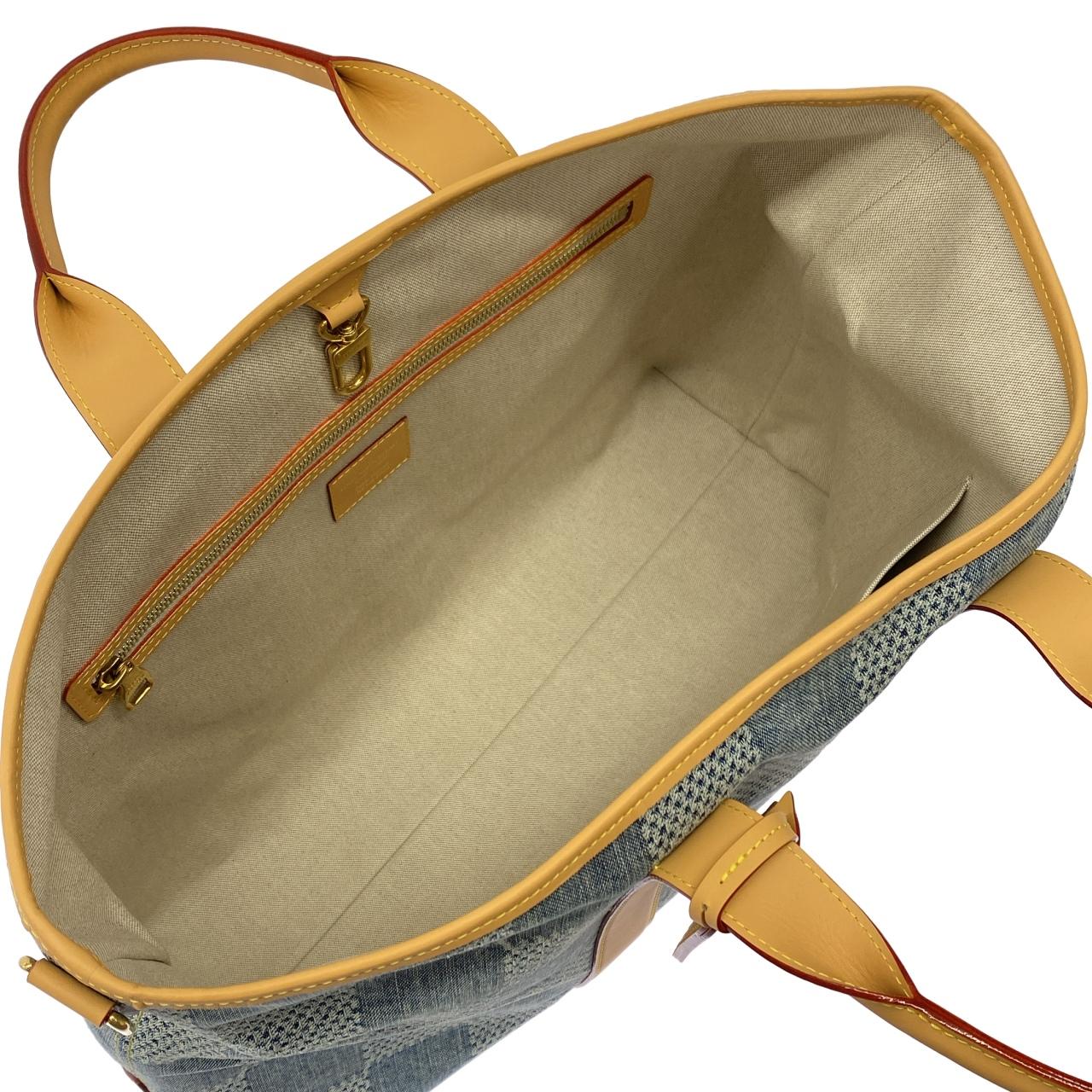 ルイヴィトン ダミエ デニム 3D ウィークエンド トート N40702 バッグ