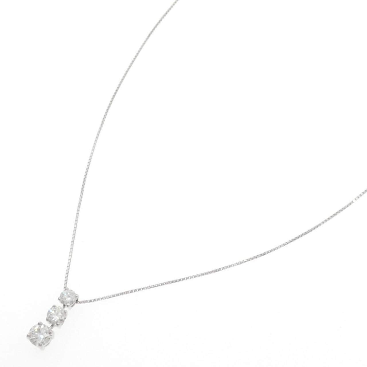 ギンザ タナカ ダイヤモンド ネックレス 1.085CT