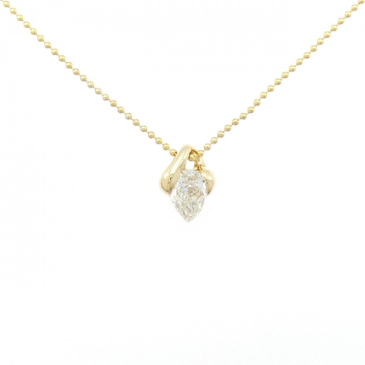 K18YG ダイヤモンド ネックレス 1.015CT