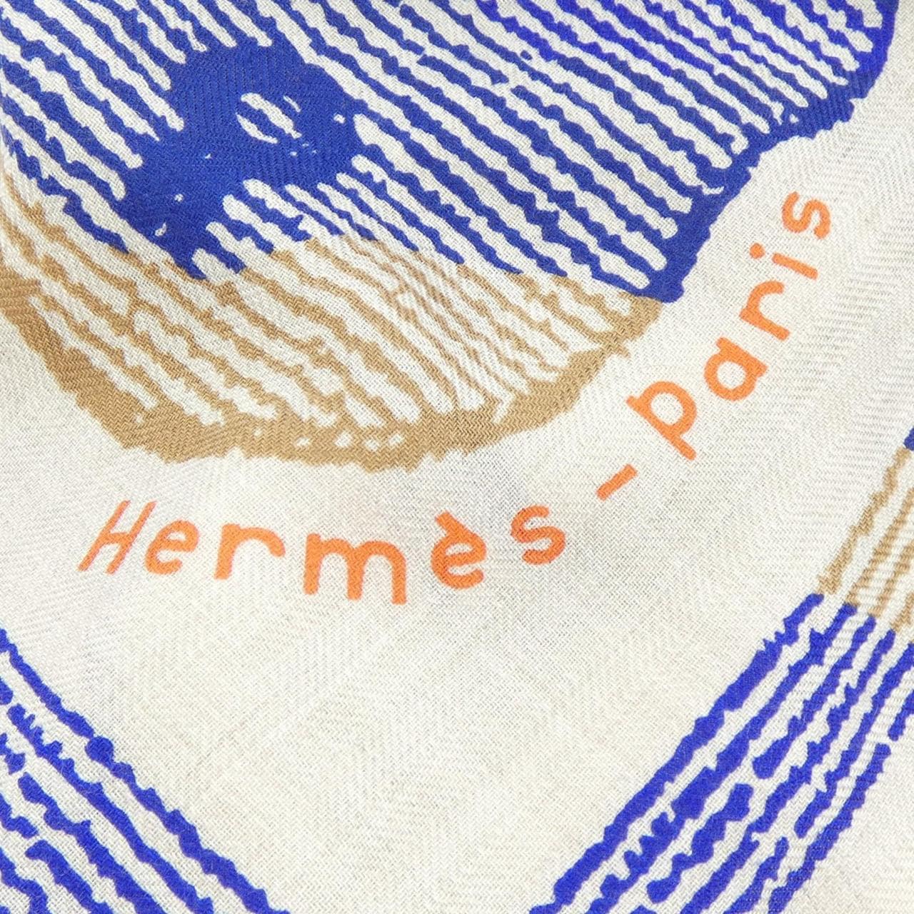エルメス HERMES INVENTAIRE POETIQUE POUR CONTE SELLIER H244193S カレジェアン140 ショール