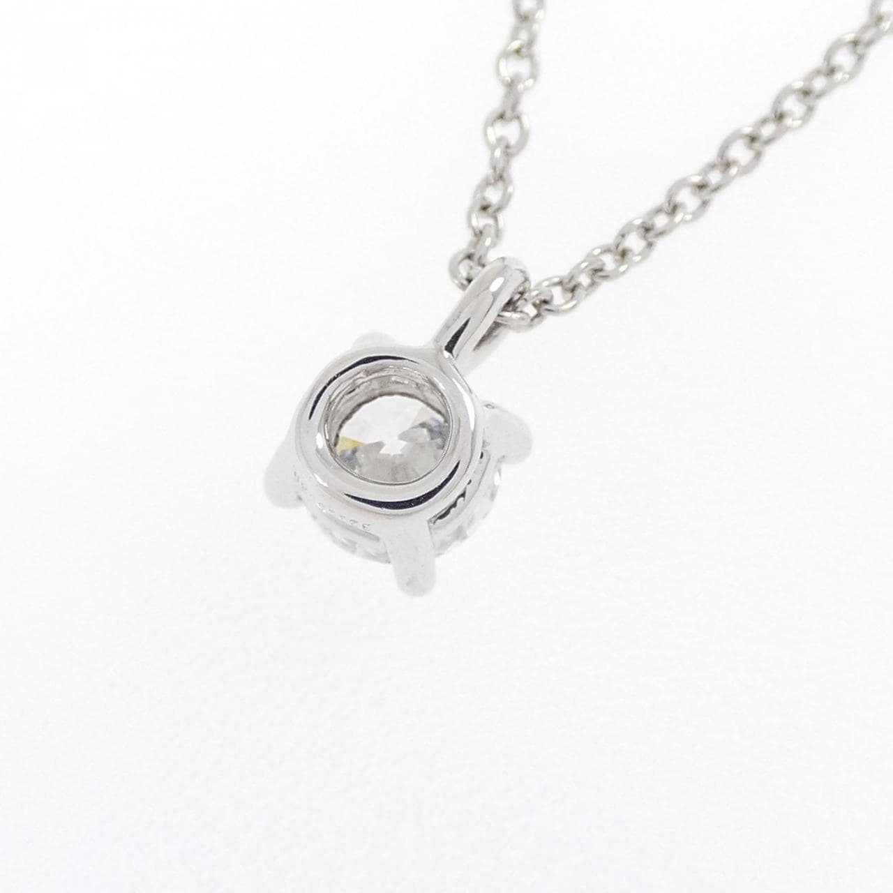 ティファニー ソリティア ネックレス 0.34CT F VVS1 3EXT