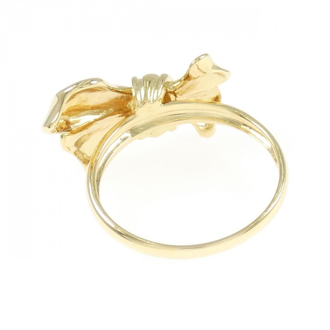 K18YG ダイヤモンド リング 0.03CT
