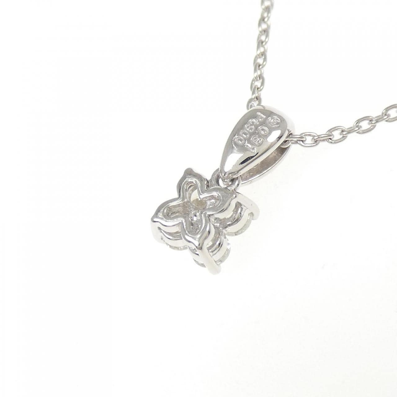 タサキ フラワー ダイヤモンド ネックレス 0.31CT