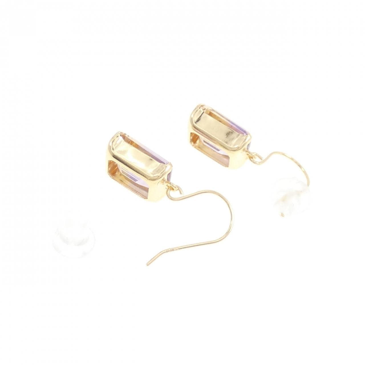 【新品】K18YG アメトリン ピアス 2.88CT