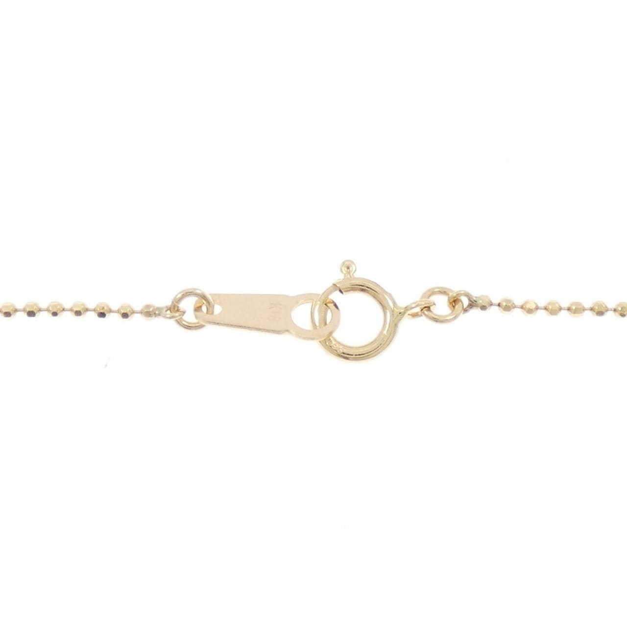 K18YG リボン ネックレス