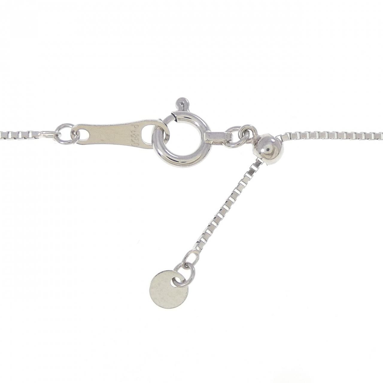 PT900/PT850 ダイヤモンド ネックレス 0.630CT E-F VVS2-VS1 3EX-EXT