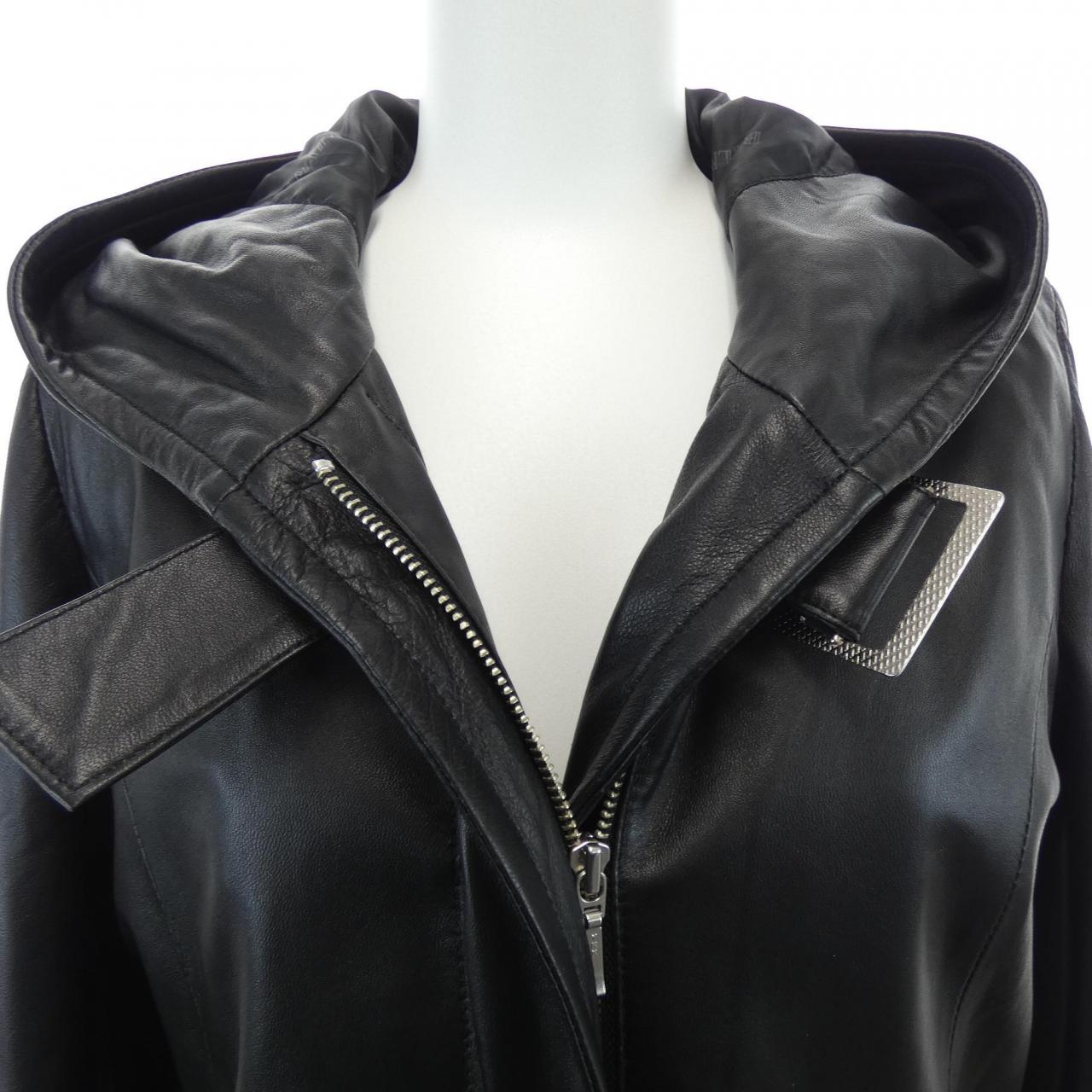 バルマン BALMAIN レザーコート