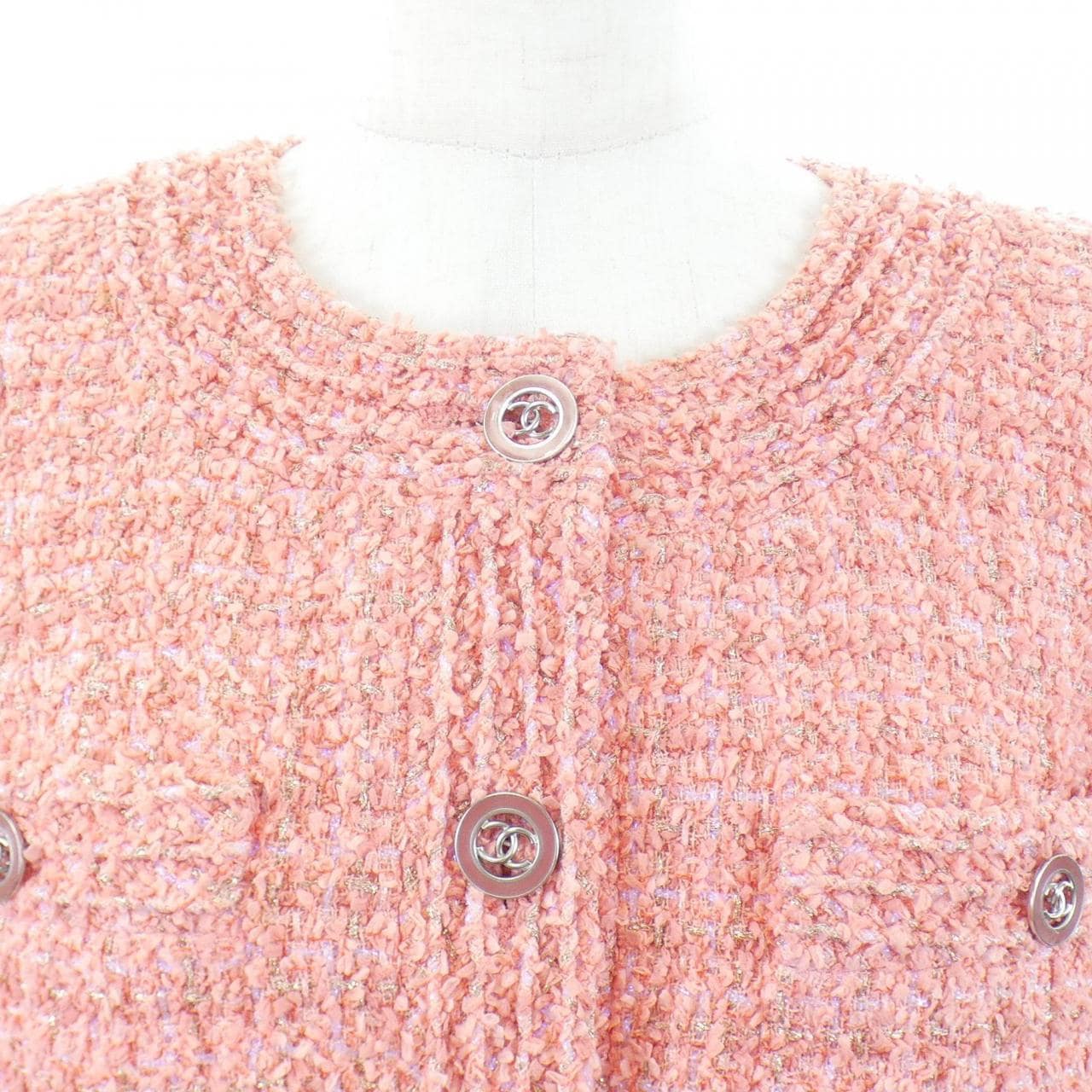 シャネル CHANEL P63284V48654 20P ノーカラージャケット