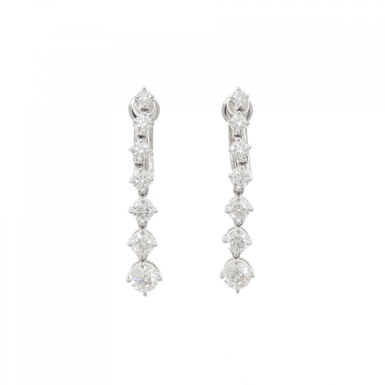 タサキ ダイヤモンド ピアス 0.54CT