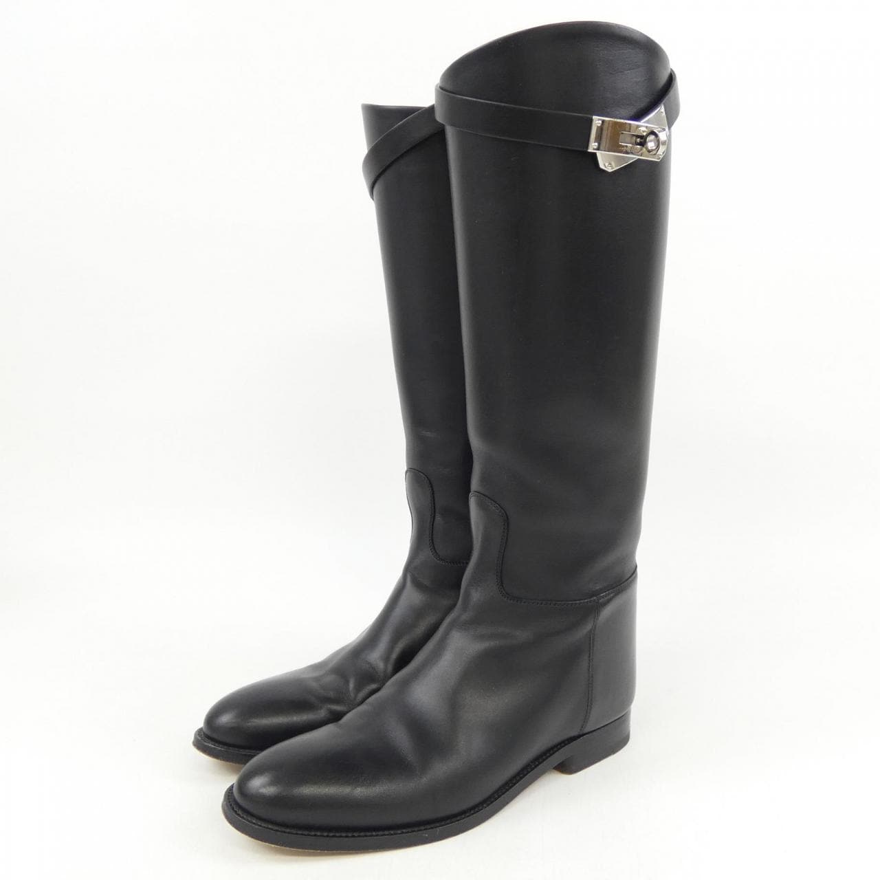 エルメス HERMES ジャンピング JUMPING ケリーバックル 042138Z ロングブーツ