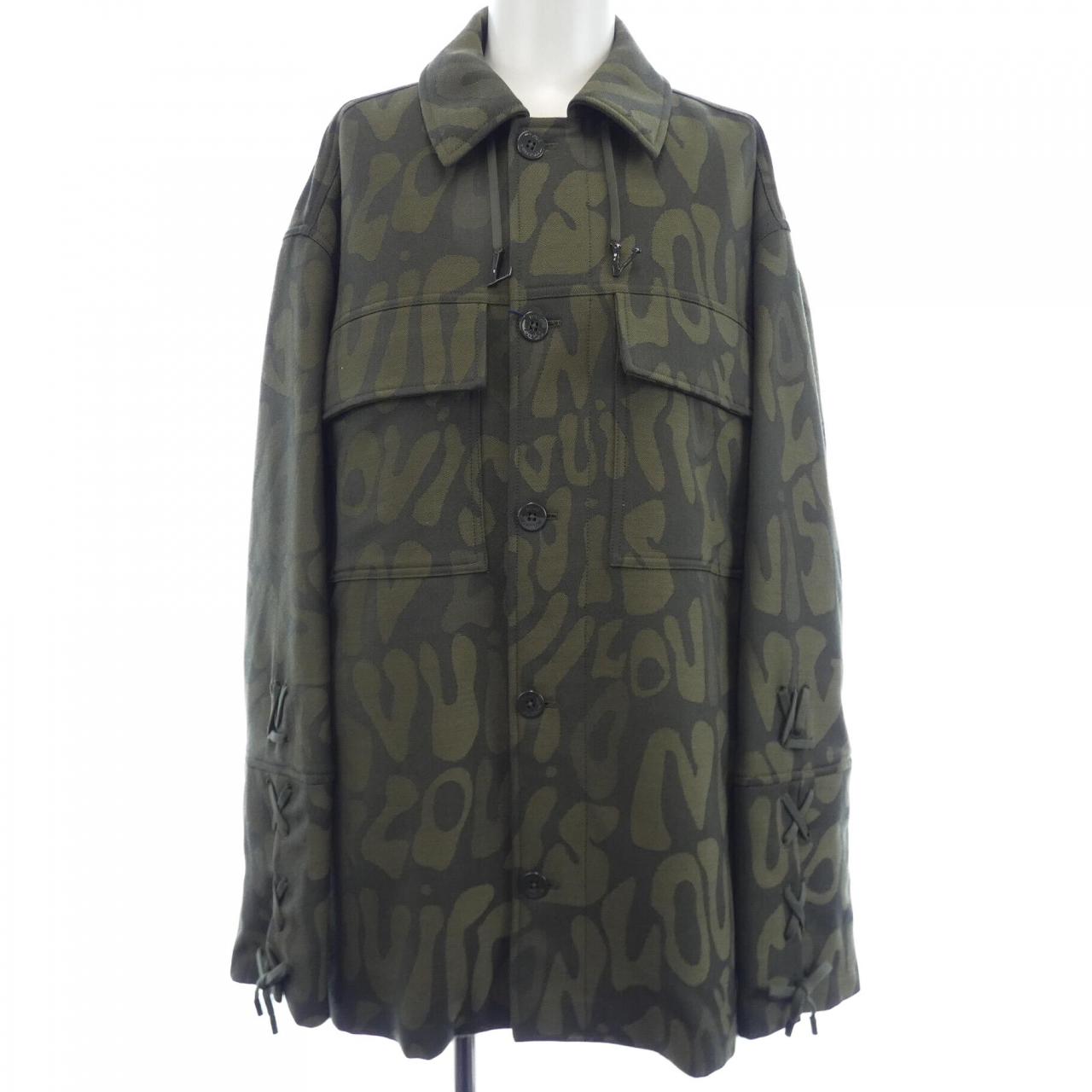 ルイヴィトン LOUIS VUITTON LVレースウールオーバーシャツ HOB02ES70 ジャケット